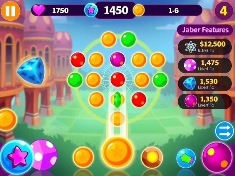 Jalebi Wonder gameplay screenshot showing colorful jalebi pieces